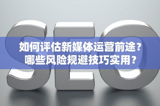 如何评估新媒体运营前途？哪些风险规避技巧实用？